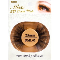 Miss 3D 25mm mink Lash - PML02