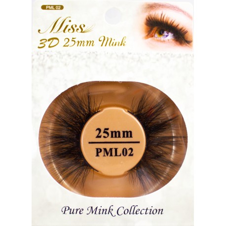 Miss 3D 25mm mink Lash - PML02
