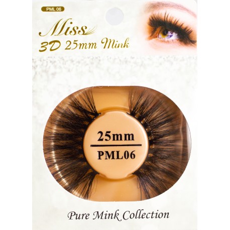 Miss 3D 25mm mink Lash - PML06