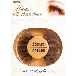Miss 3D 25mm mink Lash - PML08