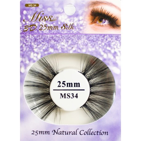 Miss 3D 25mm Silk Lash - MS34